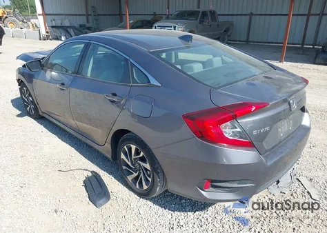 2018 Honda Civic Ex from USA, damaged, VIN 19XFC2F76JE027553